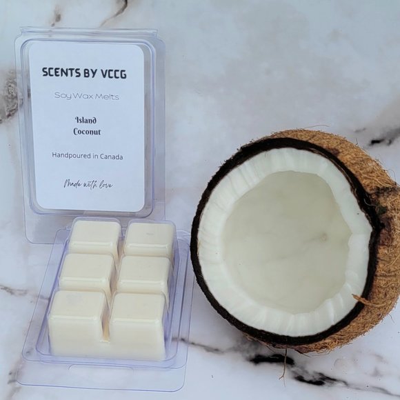 Island Coconut Soy Wax Melts - Picture 2 of 2